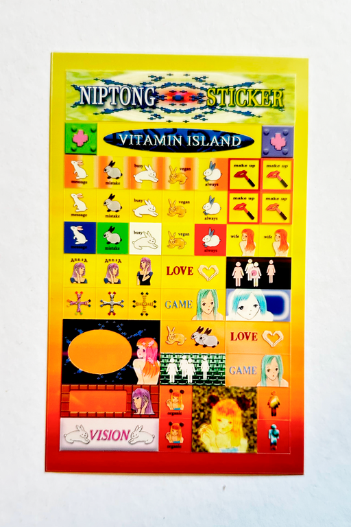 VITAMIN ISLAND DIARY STICKERS - NIPTONG
