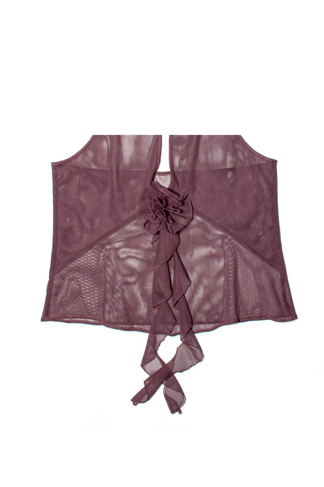 ROSE HALTER TOP - VIOLET