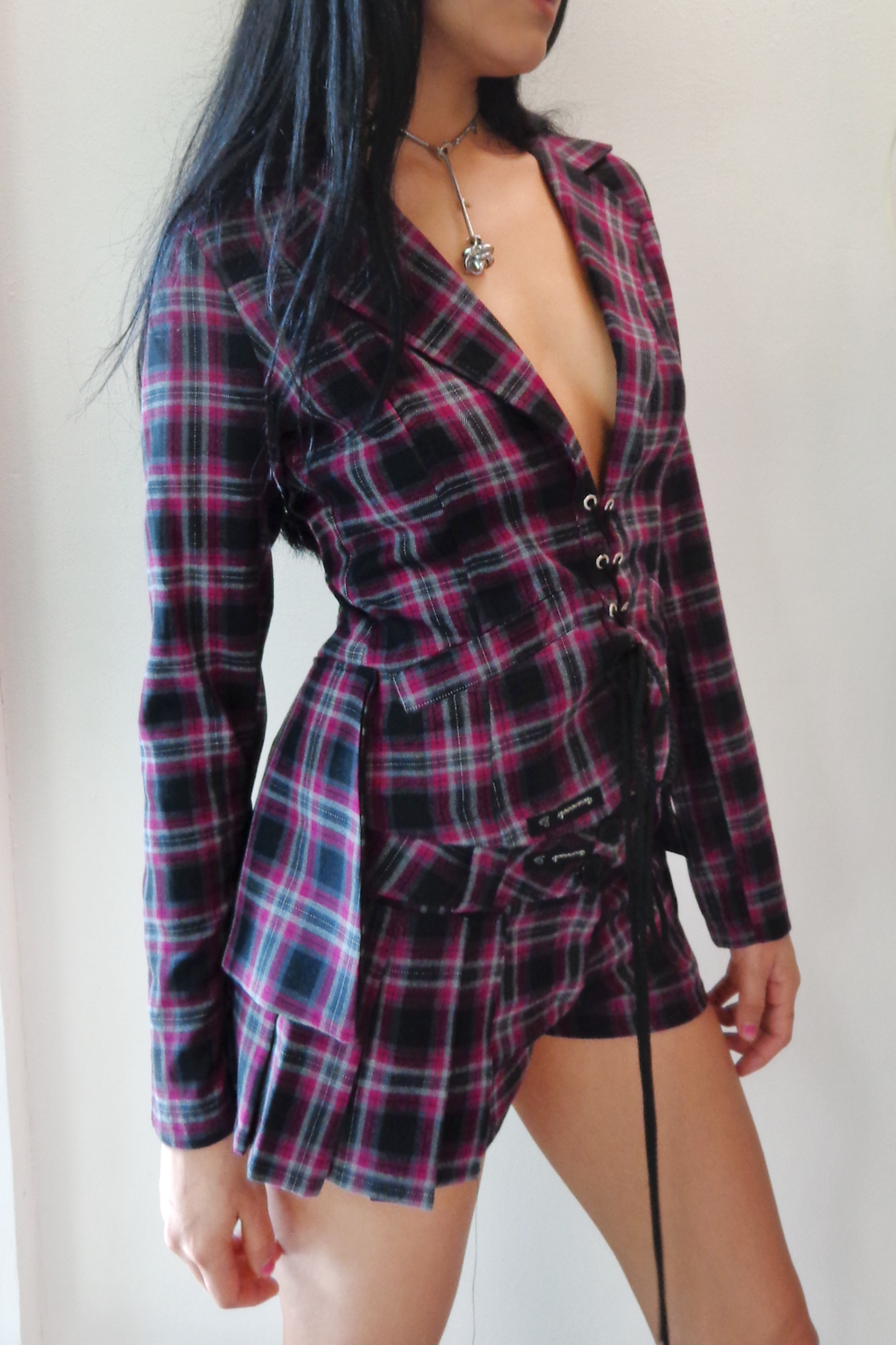 PINK CHECKERED SCHOLAR SET