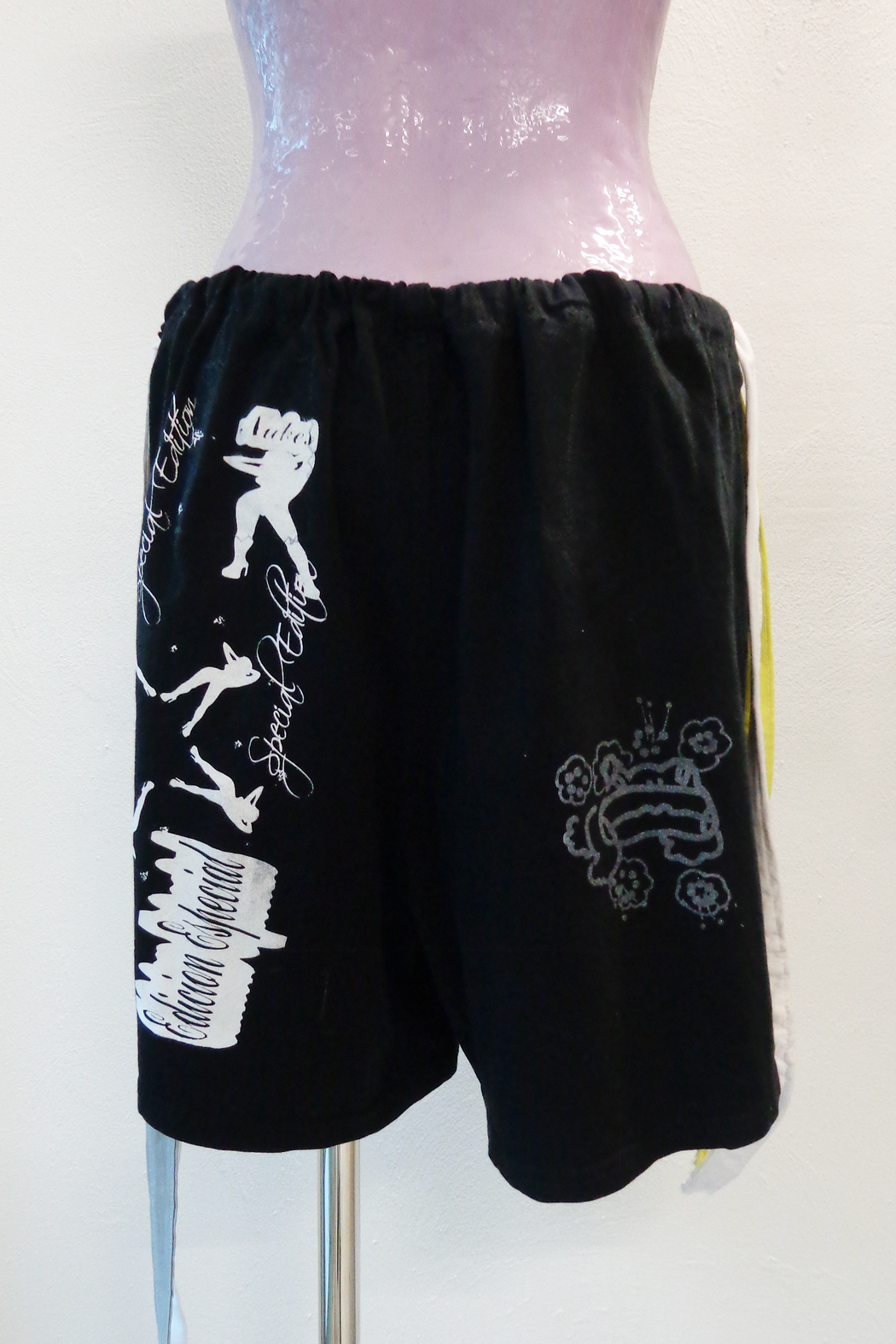 Black Adjustable Shorts