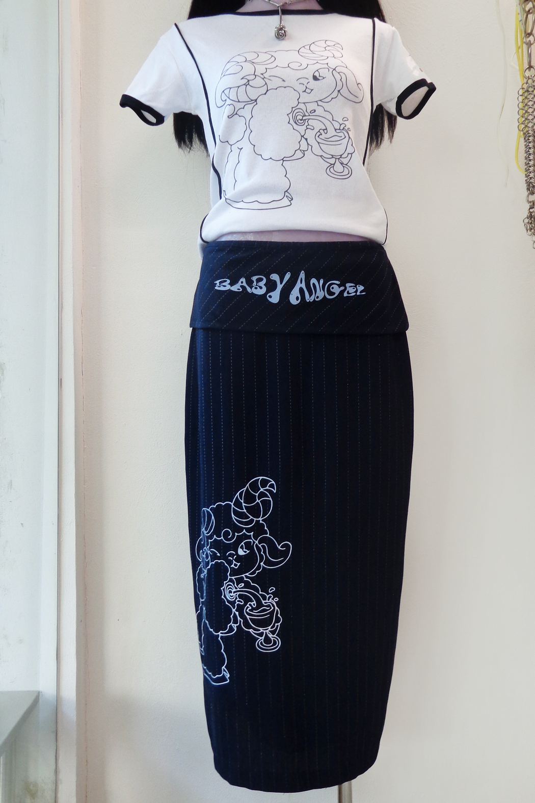 BABY ANGEL MILK GOAT - MIDI SKIRT