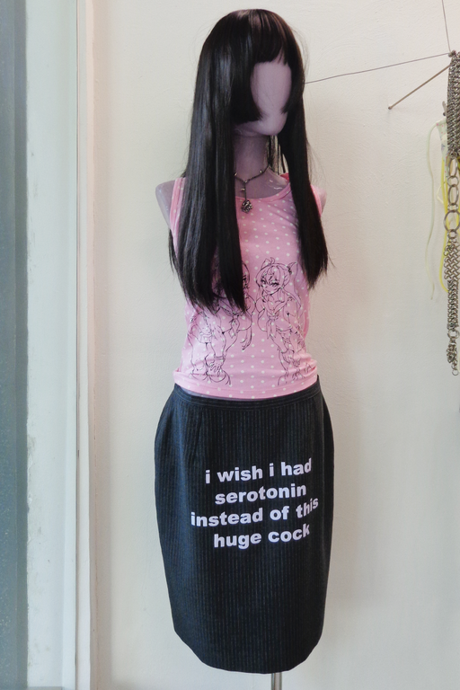 IWISH IHAD SEROTONIN INSTEAD OF THIS HUGE COCK - MIDI SKIRT