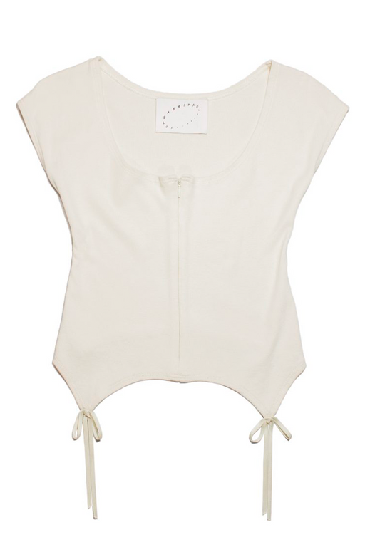 ZIPP TOP - IVORY
