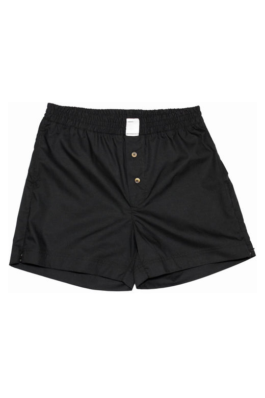 Black Boxers Zip