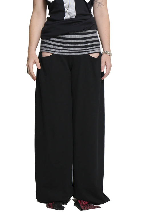 Circus Pants Black Silver