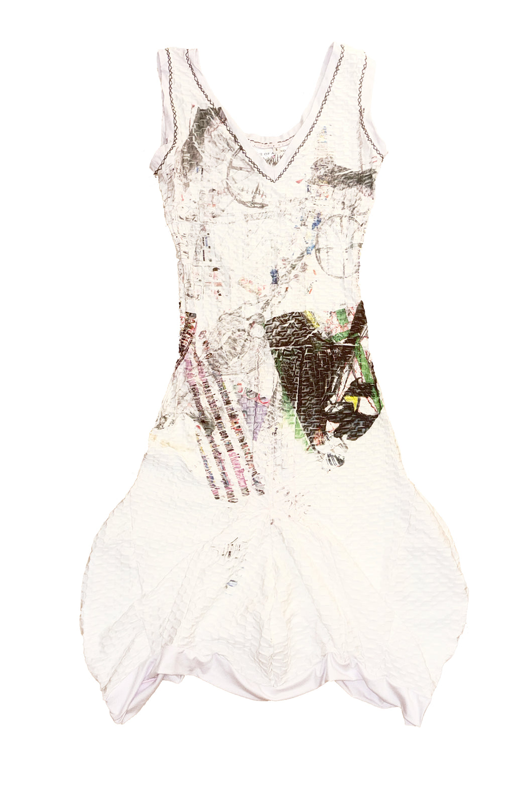 Muscle Tank V-neck Bubble Dress