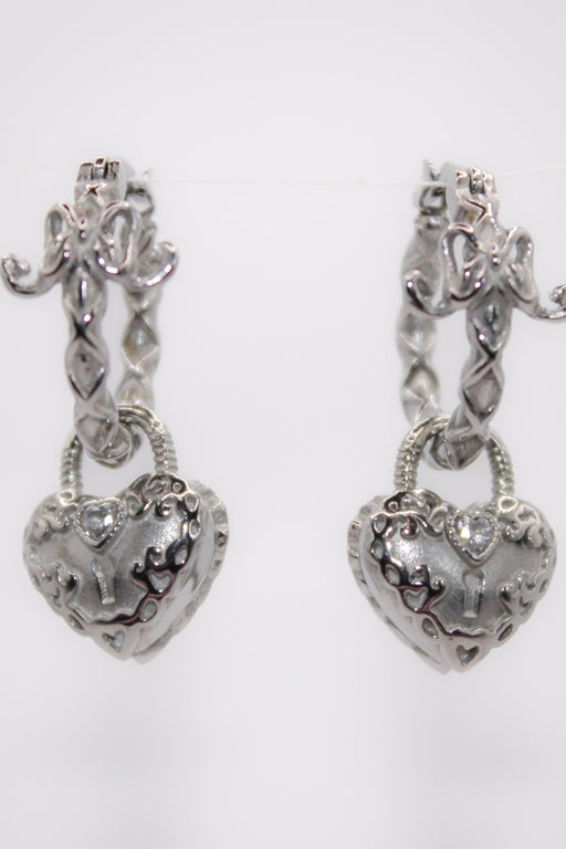 PRINCESS LOCK MINI HOOPS