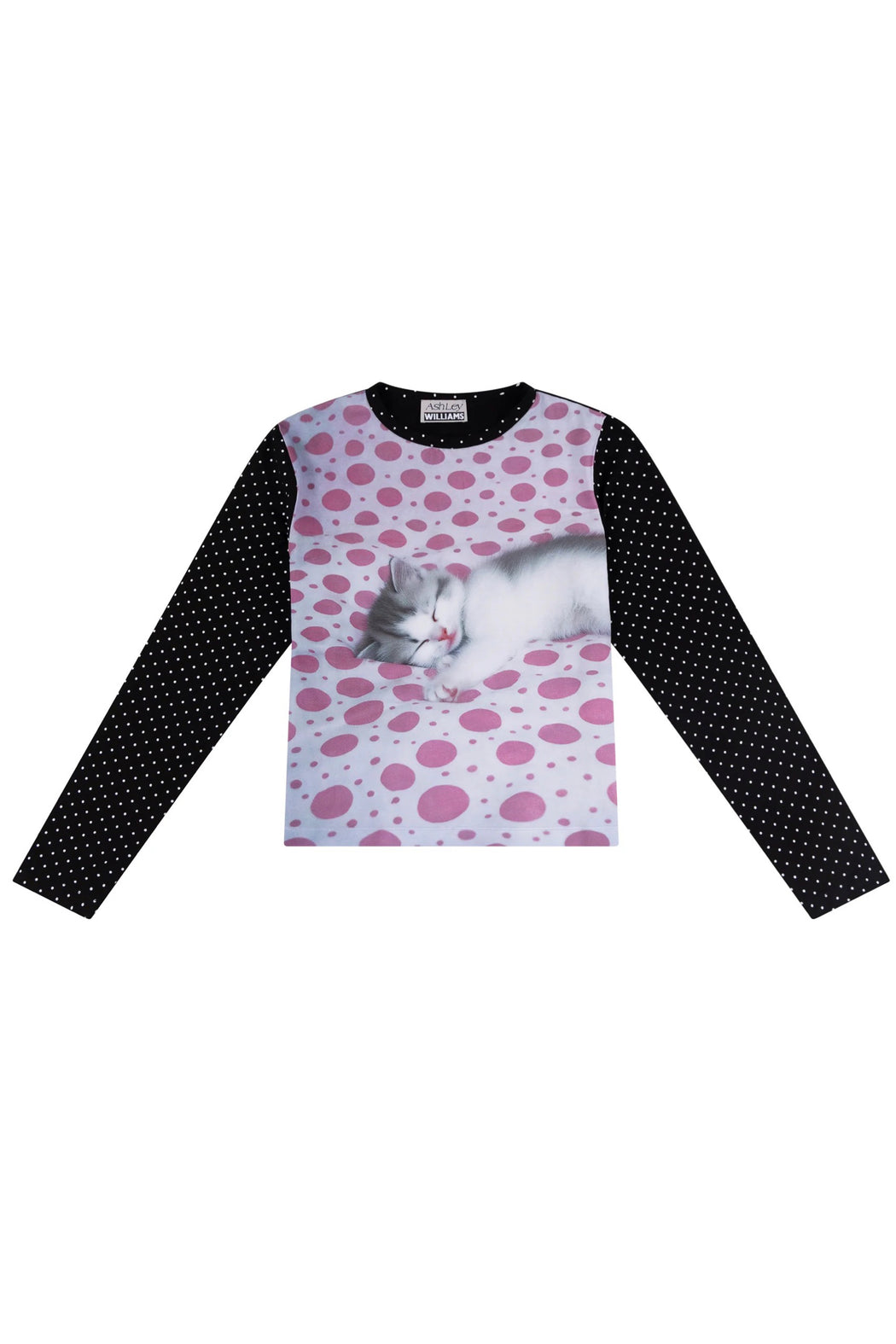 LONG SLEEVE T-SHIRT / KITTEN