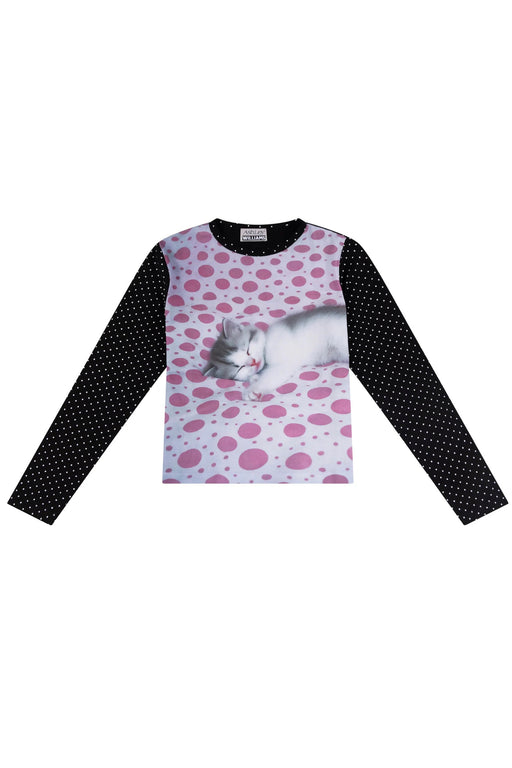 LONG SLEEVE T-SHIRT / KITTEN