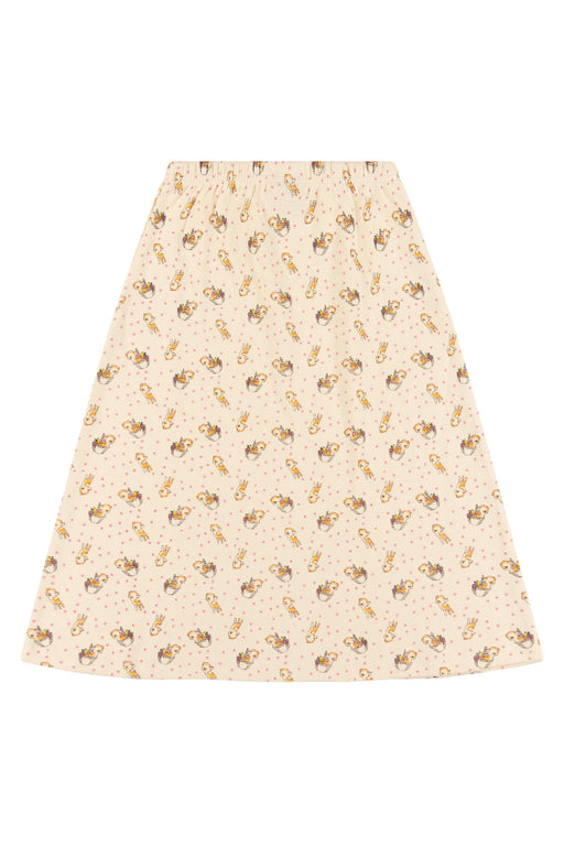 SKIRT / PEACH DEER