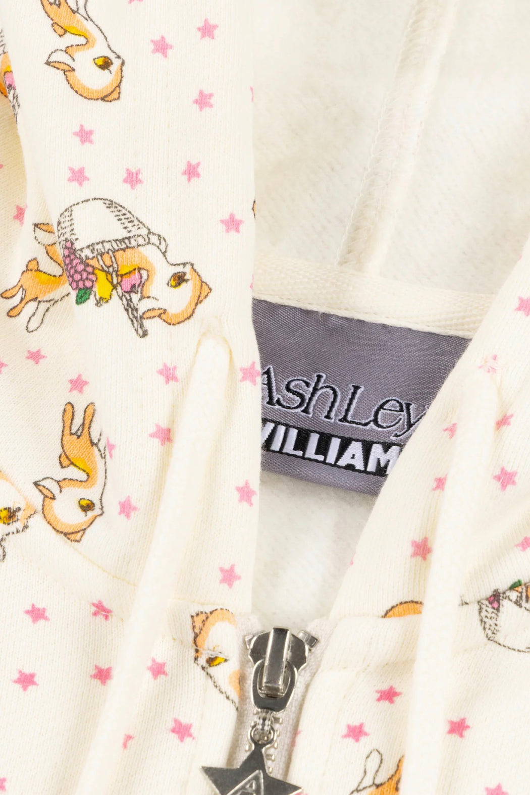 SHRUNK BABY HOODIE / PEACH DEER