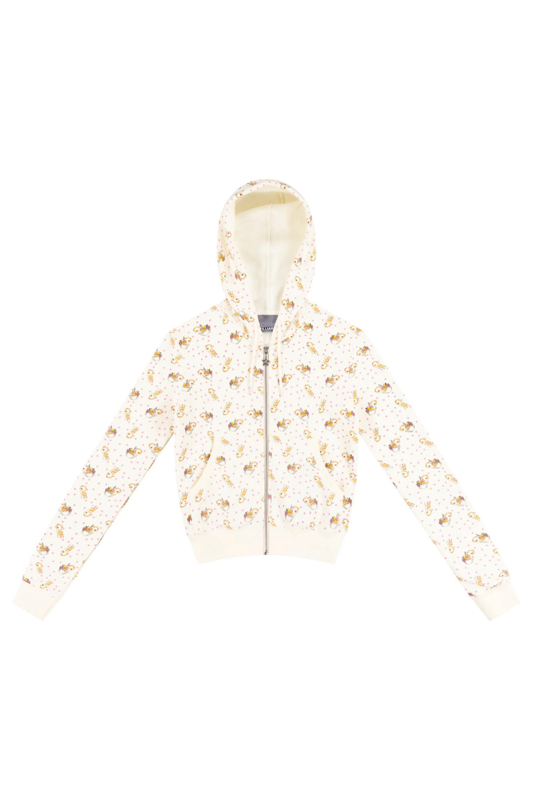 SHRUNK BABY HOODIE / PEACH DEER