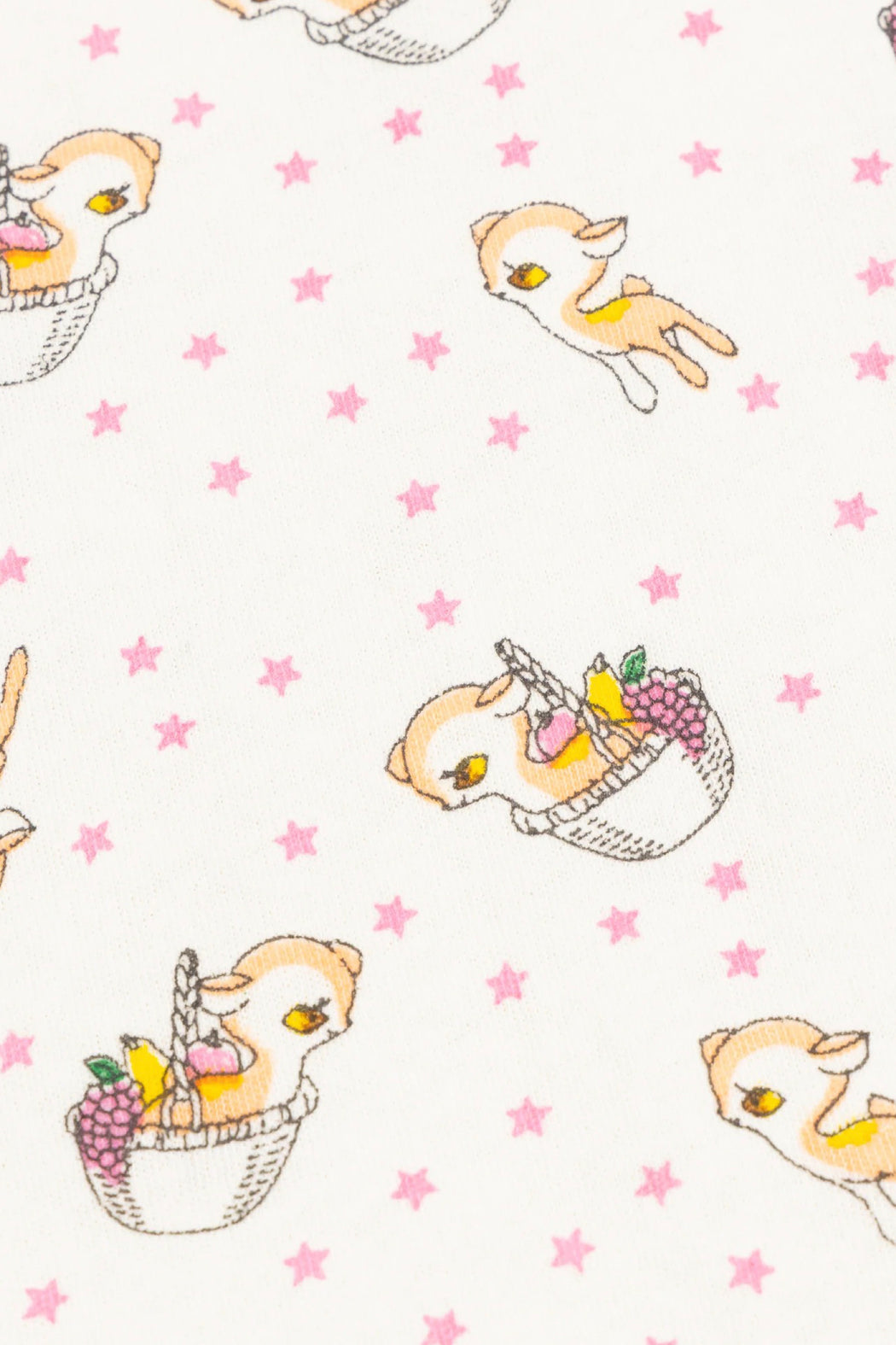 BABYGROW DRESS / PEACH DEER