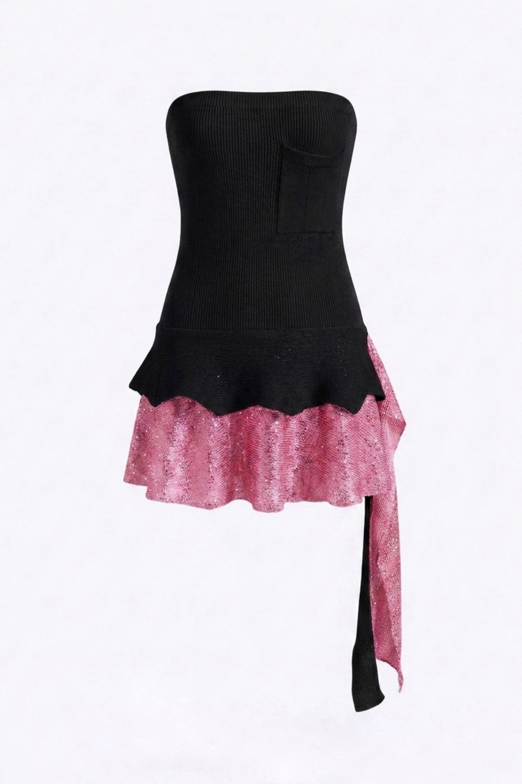 STRAPLESS DRESS