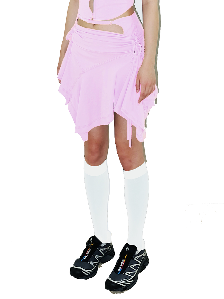 System Multiway Miniskirt — Pink