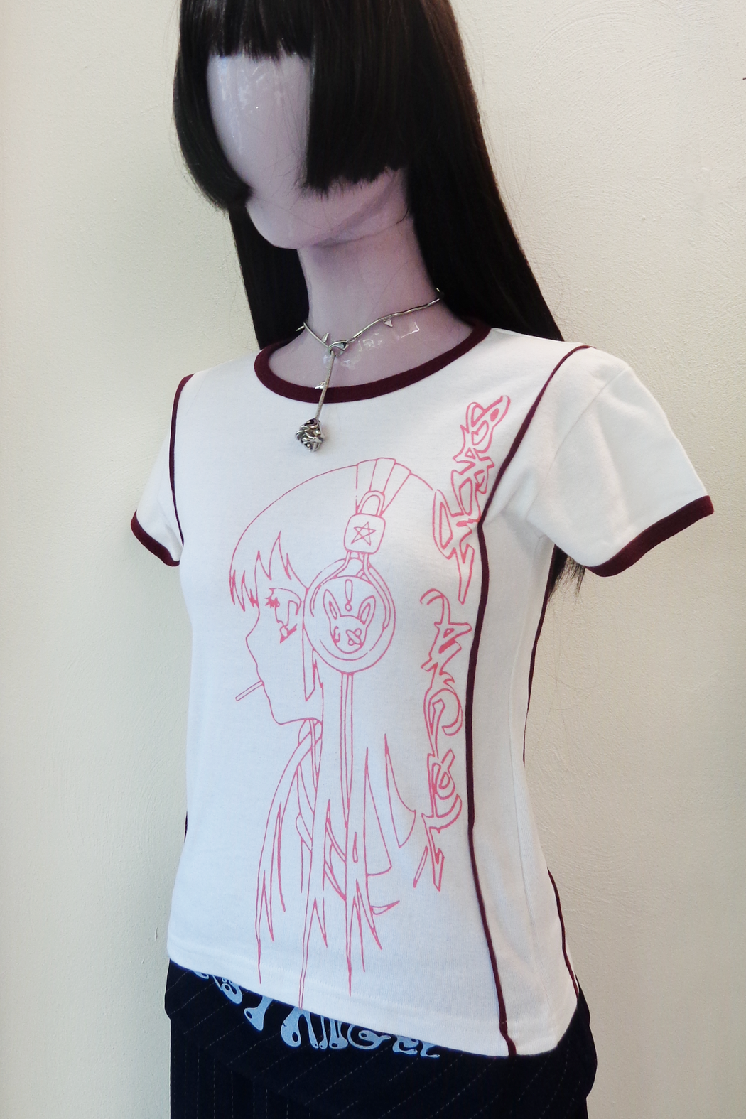 BABY ANGEL TOP - PINK/RED