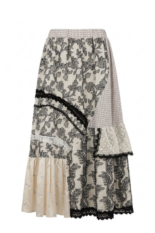CRAZY SKIRT BLACK MIX