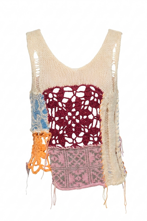 Knit Patch Vest