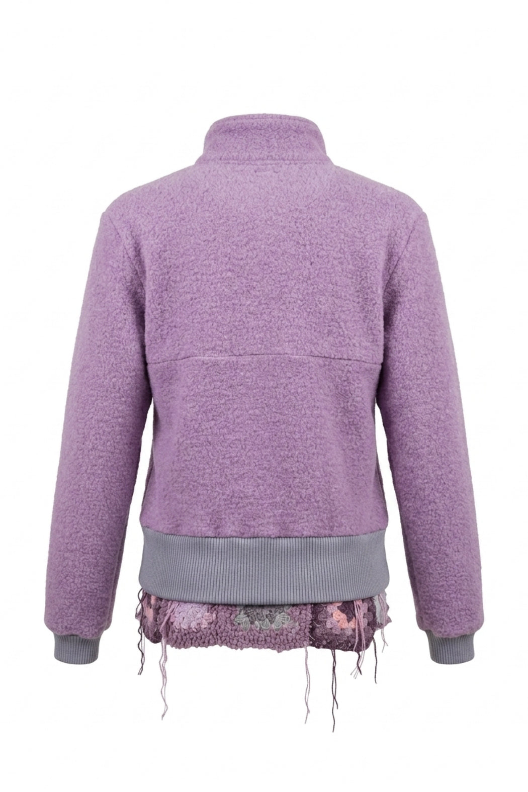 KNIT LEYERED SHIRT TOP