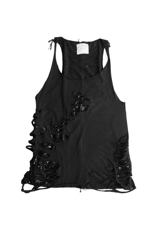 DISTRESSED COTTON SUMMER DRESS