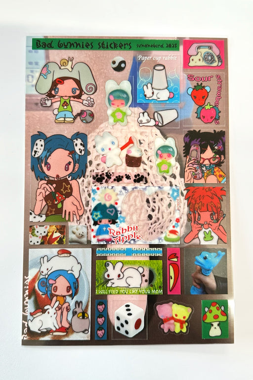 BAD BUNNIES STICKERS - SUNONEBIRD