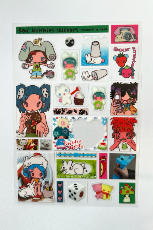 BAD BUNNIES STICKERS - SUNONEBIRD