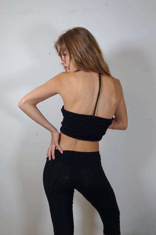 Black Solaria Aquaphoria Crop Top