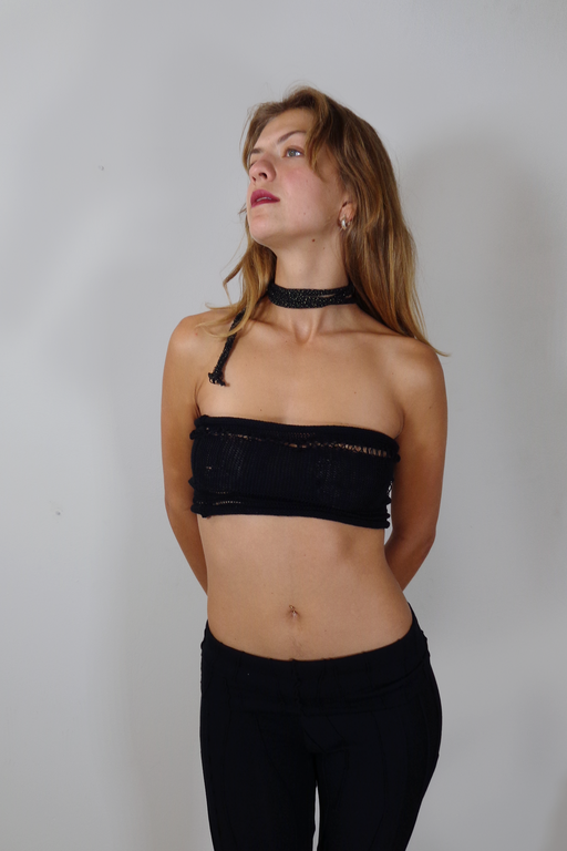 Black Solaria Aquaphoria Crop Top