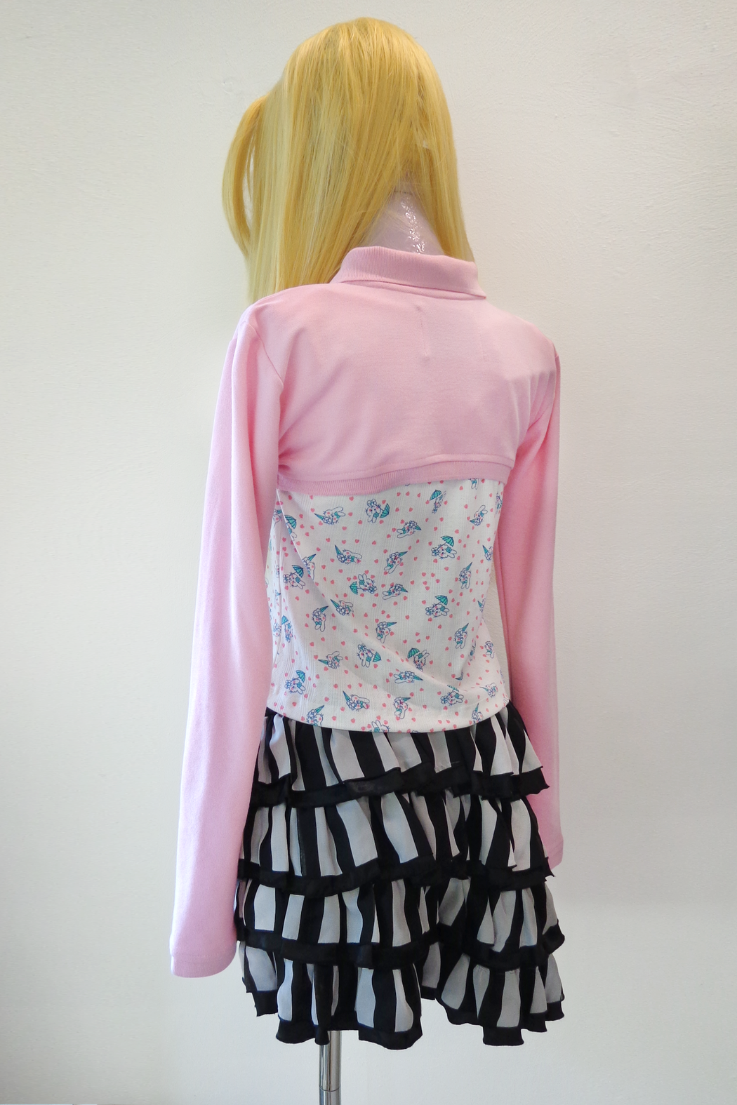 MINI POLO LONGSLEEVE - BUBBLEGUM PINK