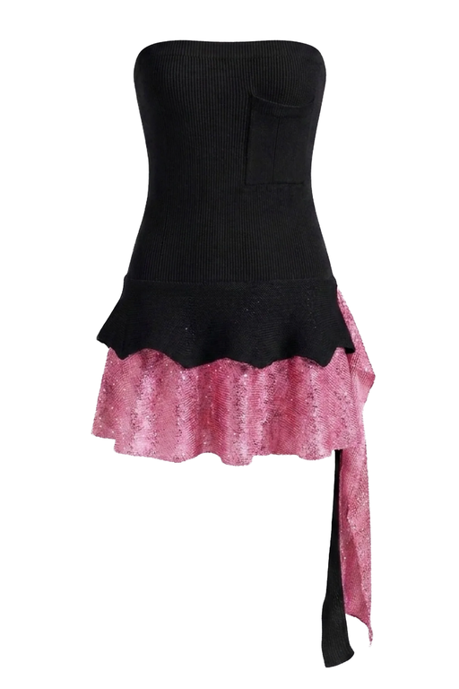 STRAPLESS DRESS