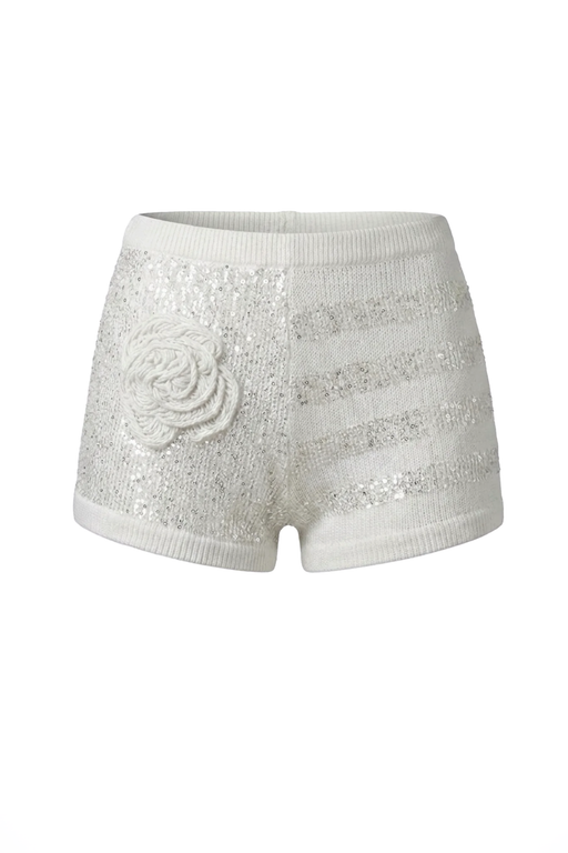 WHITE MINI SHORTS