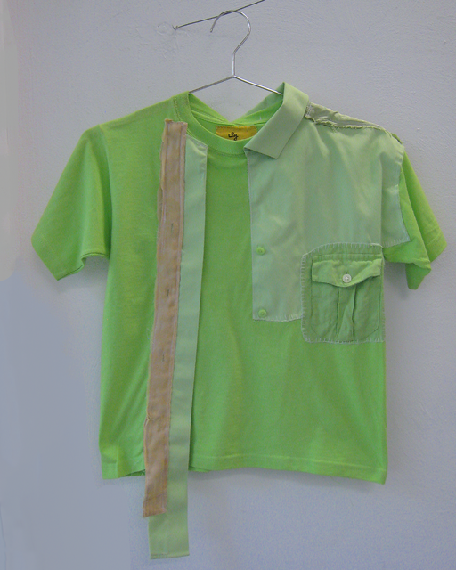 Green Baby Tee With Patches