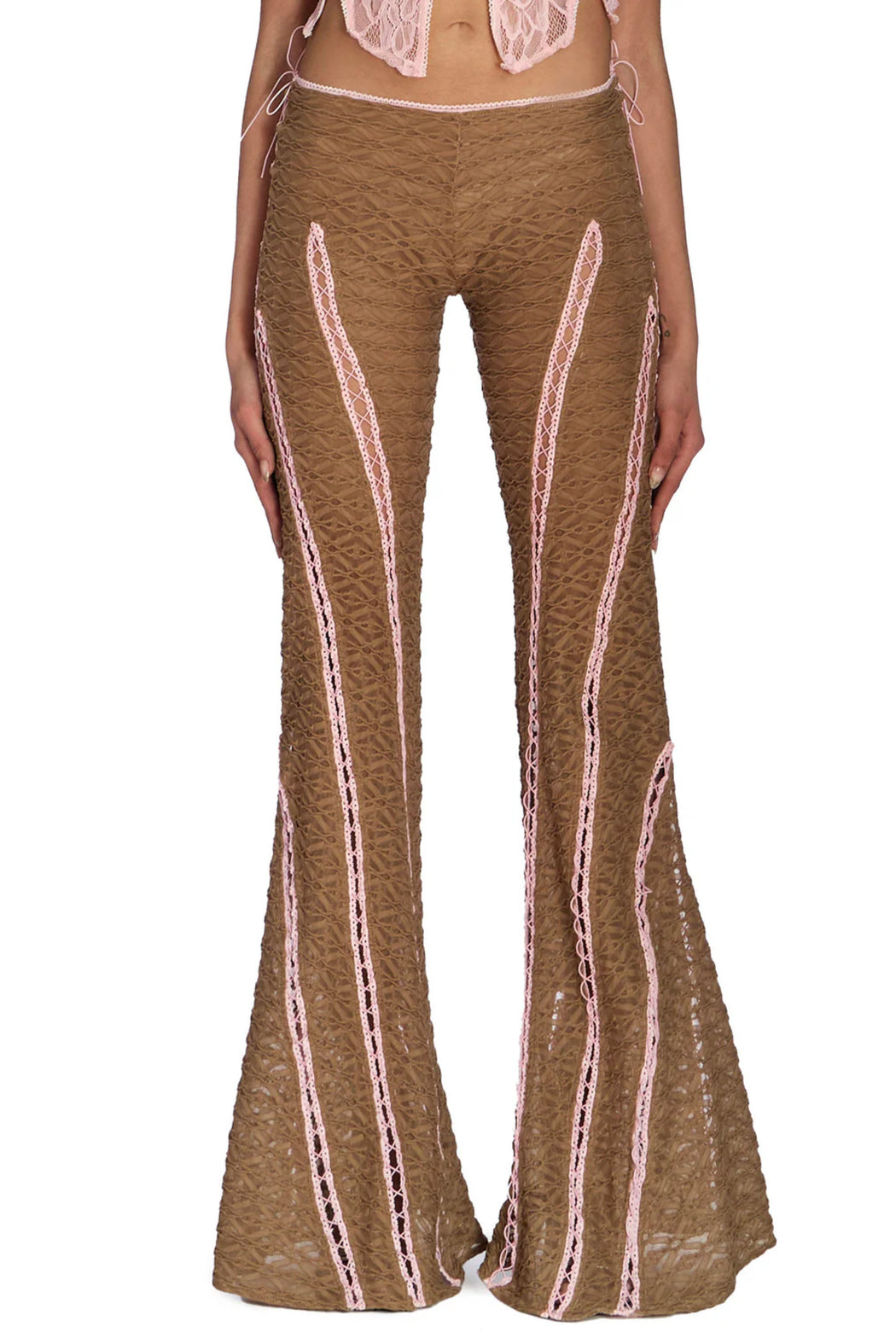 Lila Pants in Nude Pink