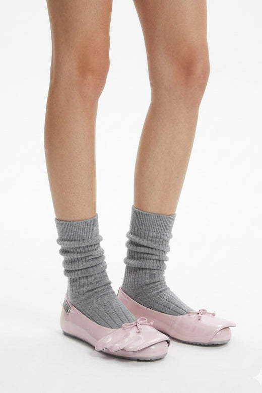 PINK BALLET FLATS
