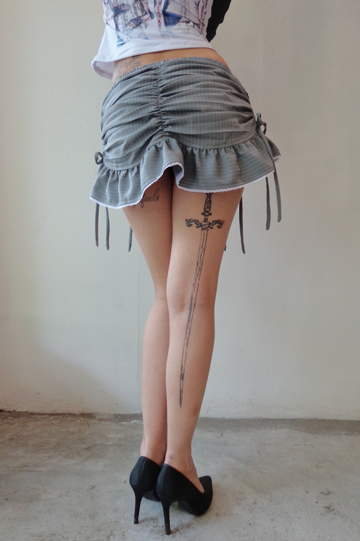 School Skirt Grey