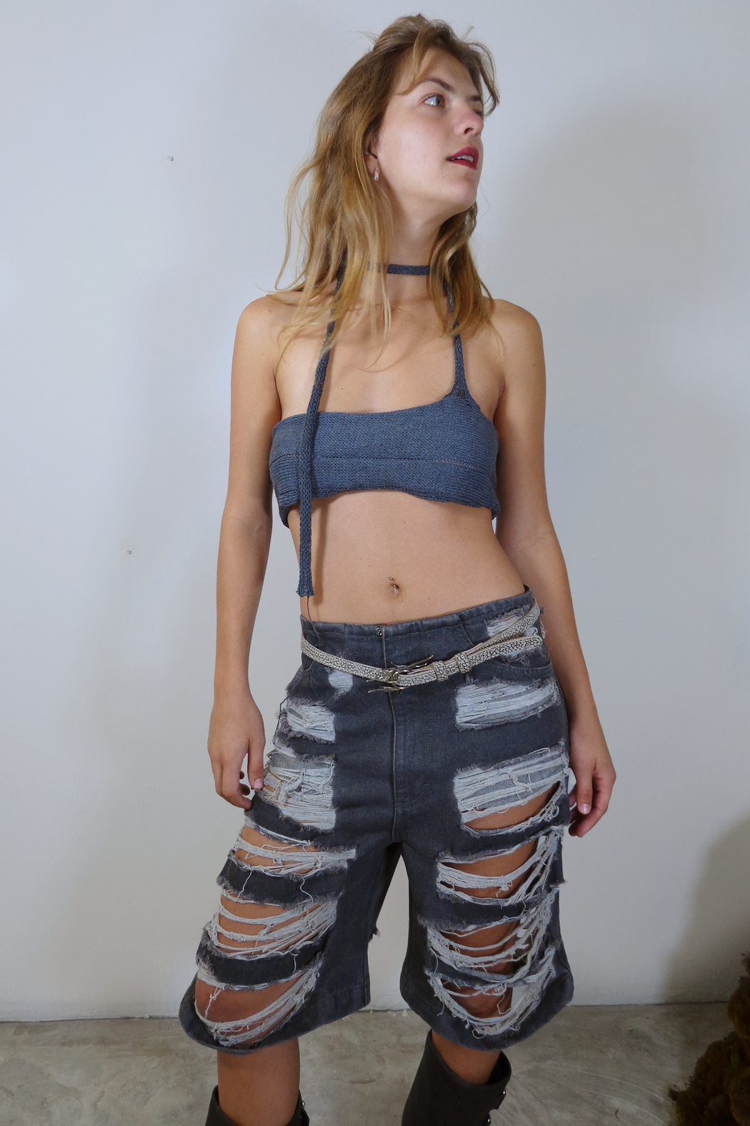 Steel Solaria Aquaphoria Crop Top