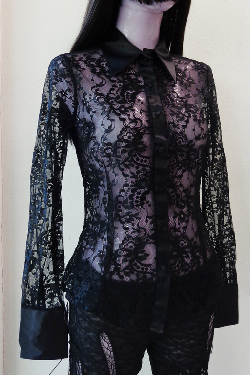 Black Lace Shirt