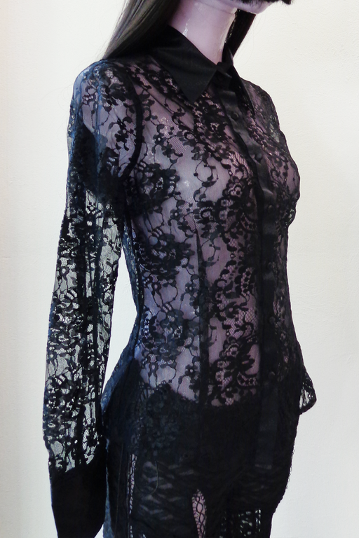Black Lace Shirt