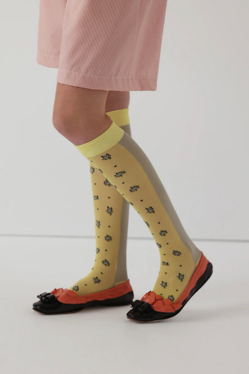 Darling Knee Highs Yellow