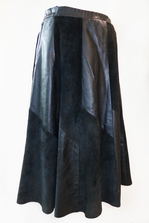 MAXI LEATHER SKIRT