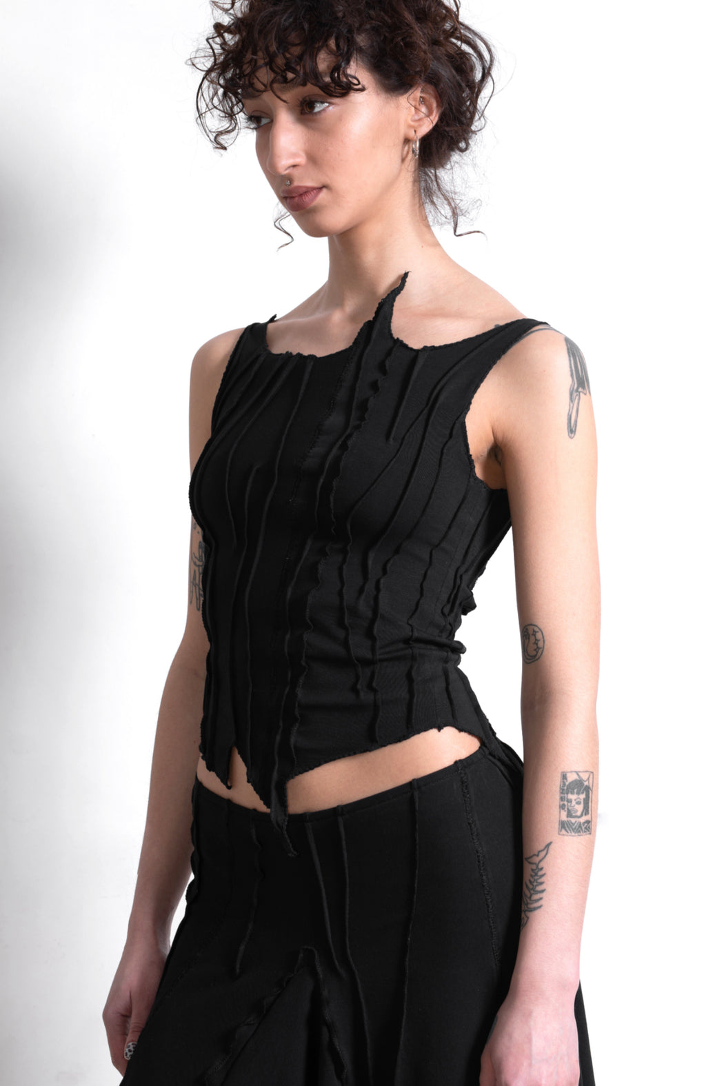 Scraps Bandage Top - Black