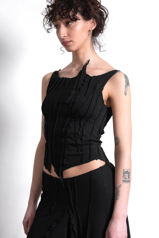 Scraps Bandage Top - Black