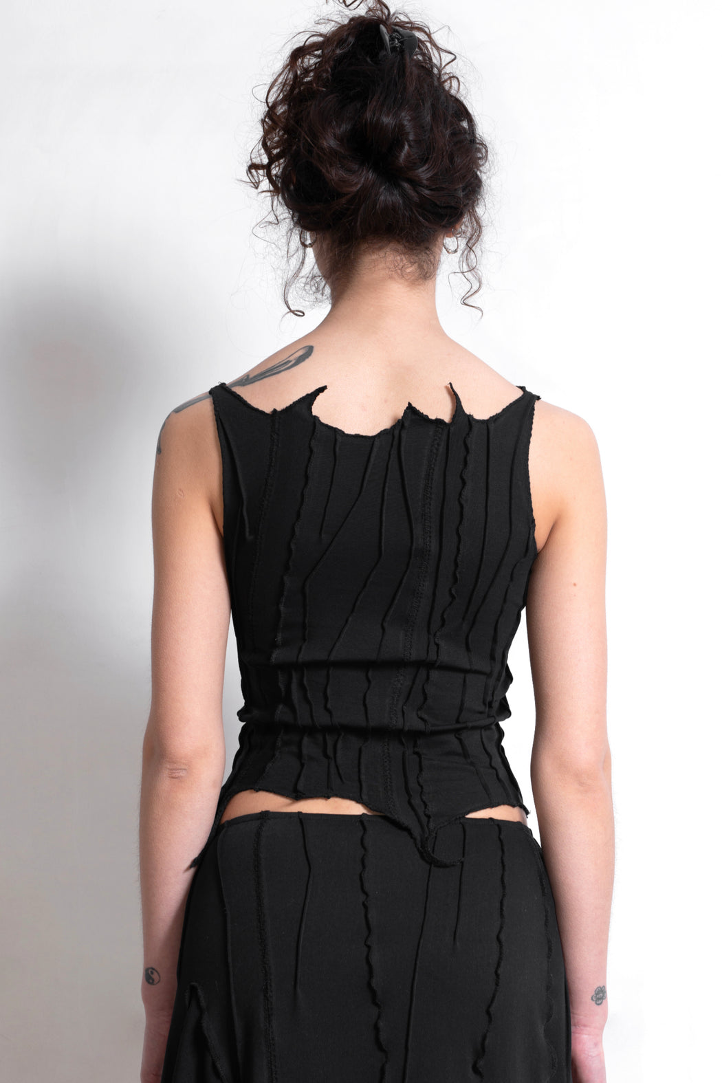 Scraps Bandage Top - Black