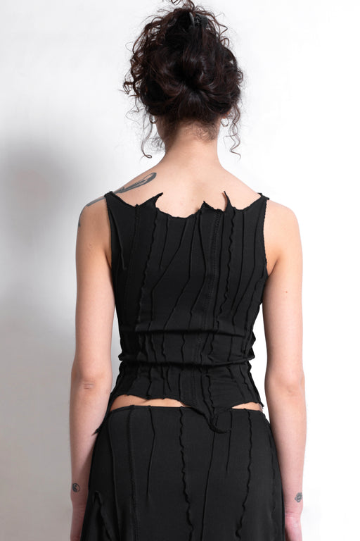 Scraps Bandage Top - Black