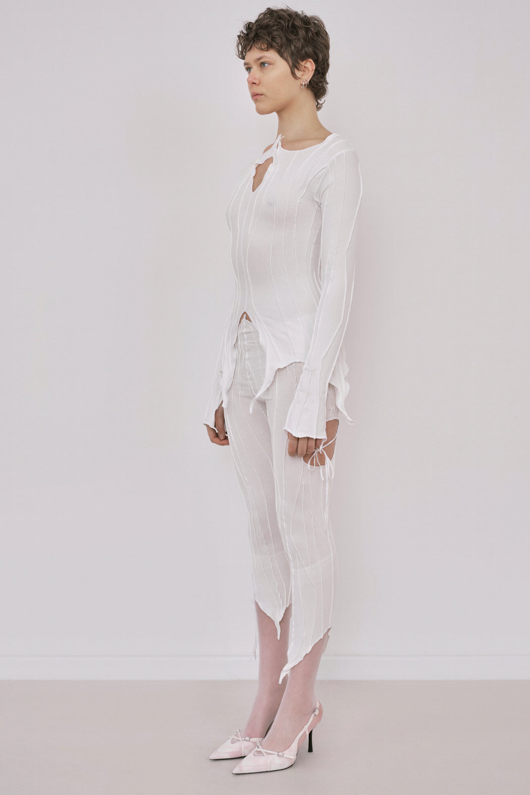 Flared Cardigan - Cream