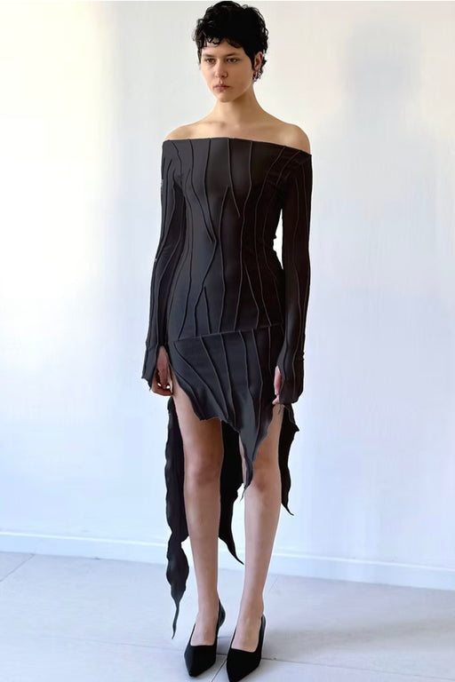 Erratic Dress - Black