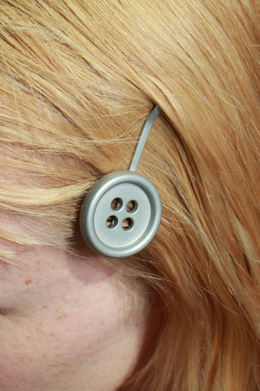 Cute As A Button Hairpin