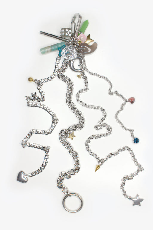 Kinetic Chain Keychain - Silver
