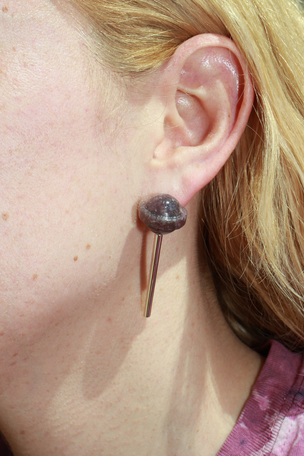 Sucker Earrings Sour - Grape