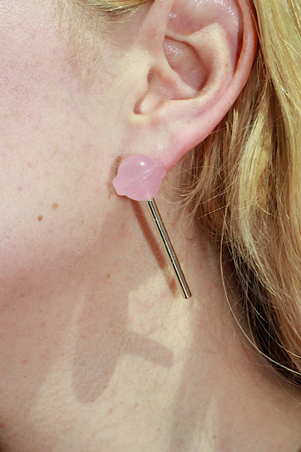 SUCKER EARRINGS - PINK LEMONADE